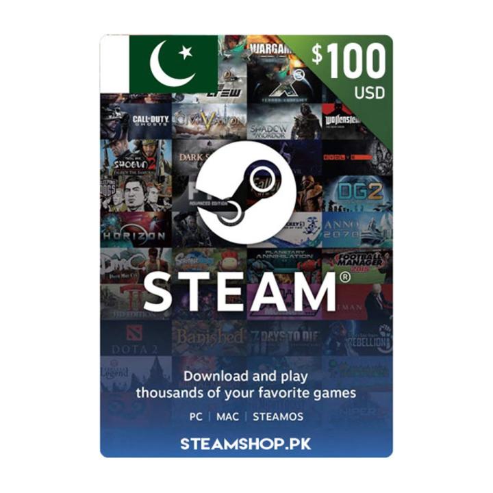 USD 100 Steam Gift Card PK