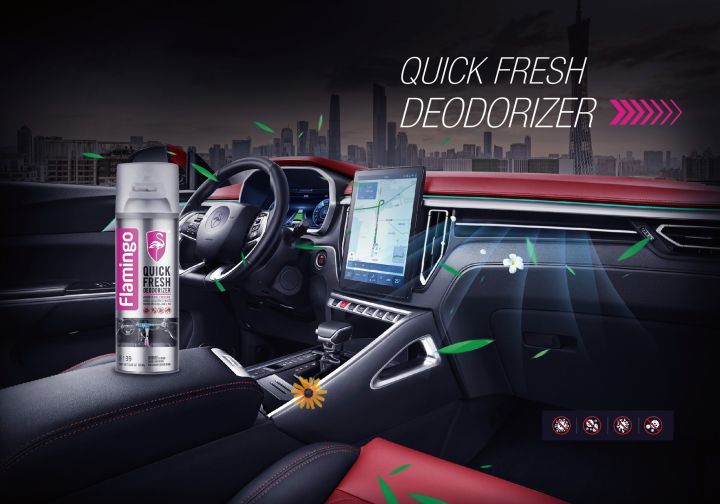 Flamingo Car Quick Fresh Deodorizer
