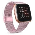 Milanese Strap For Fitbit Versa 2 3 Sense Lite Band With TPU Case Screen Protector Bumper For Metal Bracelet For Versa Watch. 