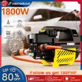 220V 1800W Household High Voltage Portable Automatic Car Washing Machine High Pressure Pump Car Washer Electric Cleaning Device. 