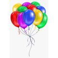 100 Piece Latex Balloons Colorful Balloon Birthday Party Kids Inflatable Balloons. 