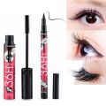 Pack Of 2 Thick Curling Mascara and Liquid Eyeliner Set Waterproof Mascara Eyeliner pen. 