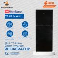 Dawlance Refrigerator | Model 9193 Graze+ Gem Black | Inverter Technology | Digital Touch Display | Size 17 Cubic Feet | 12 Years Compressor Warranty. 
