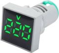 Square Digital AC 60-500V Voltmeter Voltage Meter LED Indicator Lamp Light, Volt Meter, Digital Volt Meter, Volt Meter Light, Digital Volt Meter Light, Square Digital Volt Meter Light. 