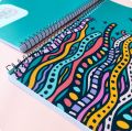 Student Life Doodle A4 Spiral Notebook | School Notebook | Spiral Notebooks | Laminated Card Spiral Book | 200 Pages Notebook | University Notebook | Spiral Bind Copy | Writing Notebook Subjects | Subject Notebook | Best Notebook. 
