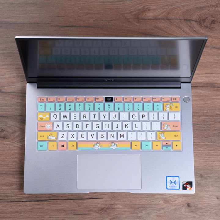 For%20HuaWei%20Matebook%2013%2014%2016%20D14%20D15%20X%20Pro%2013.9%20Magicbook%20X14%20X15%202020%202021%20High%20Clear%20Laptop%20Keyboard%20Cover%20Protector%20Skin%20-%20Image%204