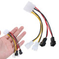 PC 4-Pin Molex/IDE to 3-Pin CPU/Chasis/Case Fan Power Cable Adapter Connector. 