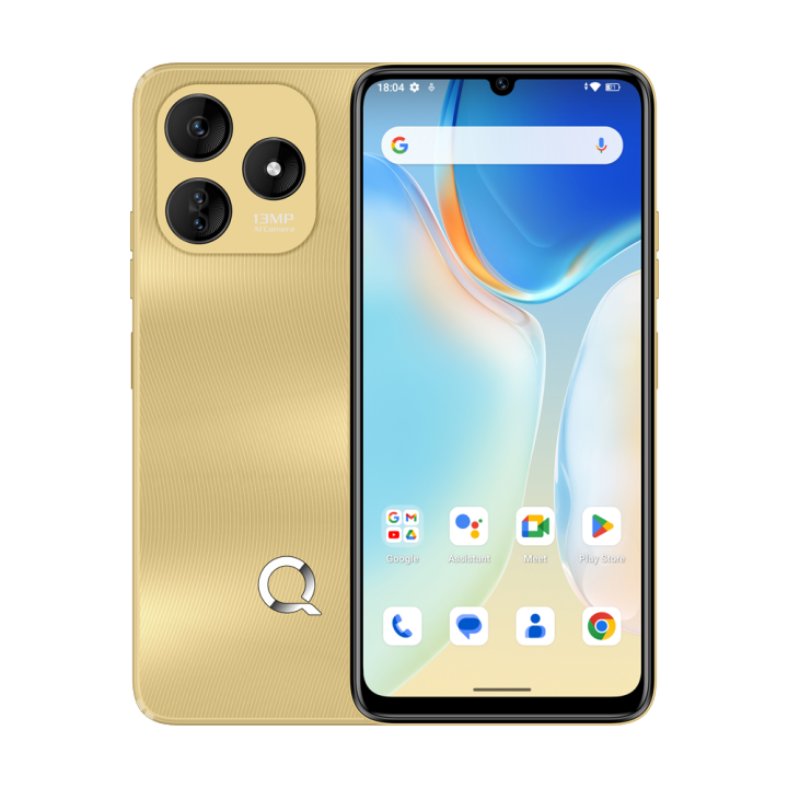 QSmart 8 6.8" HD+ Display 5000mAh Big Battery 13MP AI Camera 4GB RAM + 4GB Extended RAM  128 GB ROM 1 Year Warranty