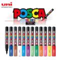 【HOT】 1 Pcs Japan Uni Posca Markers PC-1M Paint Pen POP Poster Graffiti Advertising Waterproof Student Office Stationery Art Supplies. 