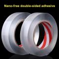 Day2day Mall 5 Meter Nano Transparent No Trace Acrylic Waterproof Reusable Double Sided Adhesive Tape. 