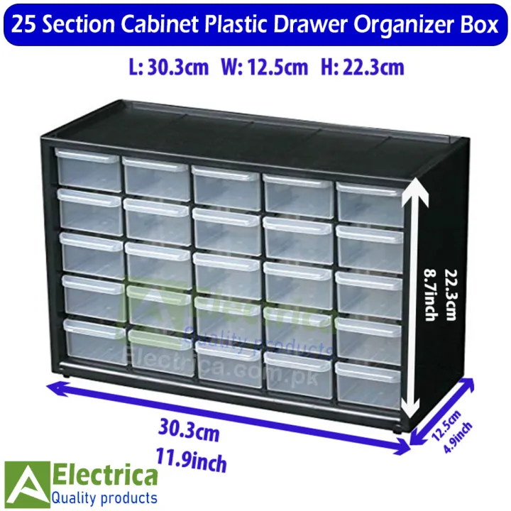 Volder%2025%20Drawer%20Wall%20Mounted%20Plastic%20Storage%20Cabinet%20Electronic%20Components%20Organizer%20Jewelry%20&%20Medicine%20Box%20Black%20White%20by%20Electrica%20-%20Image%206