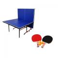 High Quality Table Tennis With Wheels Foldable Table Tennis with Rackets and Balls Outdoor Sports. 