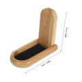 Smoking Pipe Stand Foldable Pipe Holder Wooden Small for Display. 