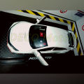 4 colors Mini METAL Modified HONDA Civic Type-R Car for DASHBOARD of Cars & TABLE/HOME DECOR with Removable Base Frame. 