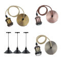 E27 Vintage Lamp Bulb Base For Pendant Light Holder Ceiling Chandelier 1M Cord Hanging Socket Lamp. 