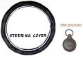 Toyota Belta - Builder Steering Cover Black With Free Logo Key Chain. 