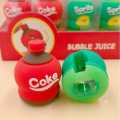 1 Pc Kawaii Novelty Hamburger Chips Drink Soft Eraser Sharpener School Office Supplies Gift Prizes Kids Cute Stationery. 