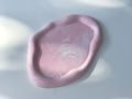 Marble Bubble Irregular Decorative Tray-Minimalist Purple Marble Cloud Stone Jewelry Display Dish-Pink Marble Catchall tray-Trinket Plate. 