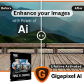 Topaz Gigapixel Al : An image upscaling software that can enlarge photos without losing quality .(Lifetime Activated). 