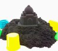 Kinetic Sand Black Pouch – 500g (Half Kg) for Kids' Creative Play and Sensory Fun. 