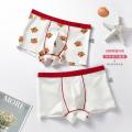 Boys' UnderwearaCotton-like Children's Underwear Red Tiger Year New Year Boy Student South Korea Boyshorts Wholesale. 