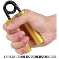 150-300lb  Gold Heavy Hand Grip Sponge Hand Expander Professional Fitness Muscle Trainer Finger Gripper Strength Heavy Grip Deenovo Mart. 