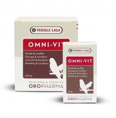 Omni Vit Breeding Multi Vitamins in Loose & Company Box for birds (Versele Laga / Belgium) best breeding supplement for birds world wide