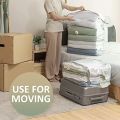 Cube Vacuum Bag Space Saver Organizer Compression Vacuum Sealer Storage Bags for Quilts Clothes 4 Corner Air Exhaust. 