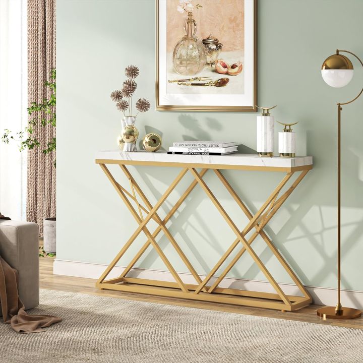 Modern%20High%20Quality%20TOP%20Luxury%20Console%20Table%20%7C%20Entryway%20Console%20Table%20%7C%20Hallway%20%20Console%20Table%20%7C%20Lobby%20Console%20Table%20%7C%20%20New%20Arrival%20with%20Metal%20Frame%20in%20White%20and%20black%20-%20Image%202