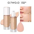 O.TWO.O Face Foundation Full Concealer Waterproof Matte Brighten Sunscreen SPF30 High Coverage Makeup Base Liquid Foundation. 