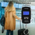 Digital Hanging Weighing Scale – Portable Heavy-Duty LCD Display Weight Machine with Hook for Kitchen, Meat, Luggage, and Market Use || Galaxy Bazaar. 