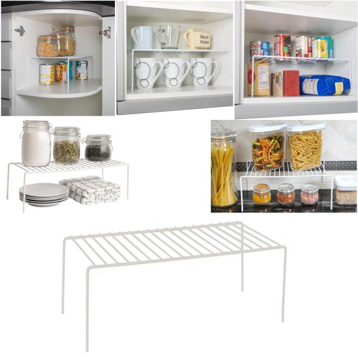 Kitchen Accessories Storage Inside Cabinet Desktop Rack Shelf Organizer