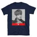 BTS Kim Taehyung V Name T-Shirts for men. 