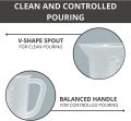 1 liter Measuring Jug, - Polypropylene for Baking Beaker Liquid Measure Jug Cup Container. 