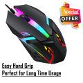 ZUNTUO M12 RGB Gaming Mouse with Mic & Silent Clicks — 800‑1600 DPI, USB Wired for PC / Laptop. 