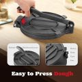 Tortilla Press Cast Iron Flour Tortillas Maker 10inch Heavy Duty Roti Press, Puri Press, Chapati Maker, Kitchen Dough Pressing Tool re-Seasoned, Flour Tortilla Press with Foldable Handle. 