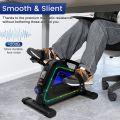 Lucky Sports Portable Mini Cycle Bike Exercise Cycle - Foot Pedal Exercise Machine Arm and Leg Recovery Peddler Exerciser Under Desk Mini Exercise Bike Portable Under Desk Bike Pedal Exerciser Arm Leg Pedaling Machine with LCD Display. 