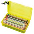 Transparent Pencil Case Clear Stationery Box for Students Large Capacity Pen Organizer Case less Than Durable Pencil Case. 