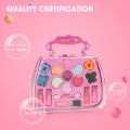 Makeup kit Set for kids  | Safe & Non-Toxic Beauty Kit for Girls | Portable Dressing Cosmetic Box | Baby-Friendly Toy Cosmetics". 