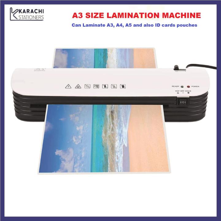 DSB 330S A3 Hot Laminator Lamination Machine - White