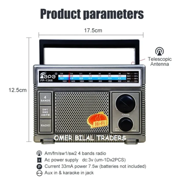 Radio%204%20band%20AM%20F/M/SW/SW2/%204%20band%20high%20clearly%20sound%20volume%20radio%20-%20Image%203