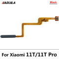 New For Xiaomi Mi 11T Mi11T Pro Fingerprint Sensor Home Return Key Menu Button With Power Flex Cable. 