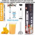 Hand Blender Mixer 800W Chopper Mixer Bowl Egg Whisk & Beaker - Coffee Beater - Egg Beater Machine For cake - Meat Chopper | Stainless Steel Hand Blender with 4 Blades | 2 Speed Levels | Ice Crushing, Smoothies, Powerful & Durable Home & Kitchen Appliance. 