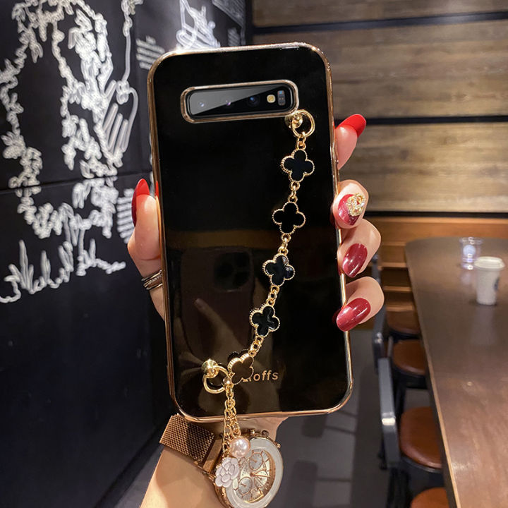 For%20Samsung%20Galaxy%20S10%20Back%20Cover%20with%20Bracelet%20Wristband%20Luxury%20Clover%20Chain%206D%20Plating%20Frame%20Shiny%20Girls%20Cases%20Soft%20Silicone%20Square%20Protective%20Mobile%20Phone%20Case%20-%20Image%207