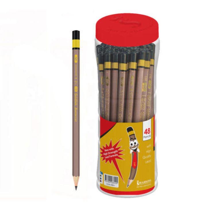 Goldfish Autocrat Lead Pencil -art #5000j-2 HB - jar of 48 pencils