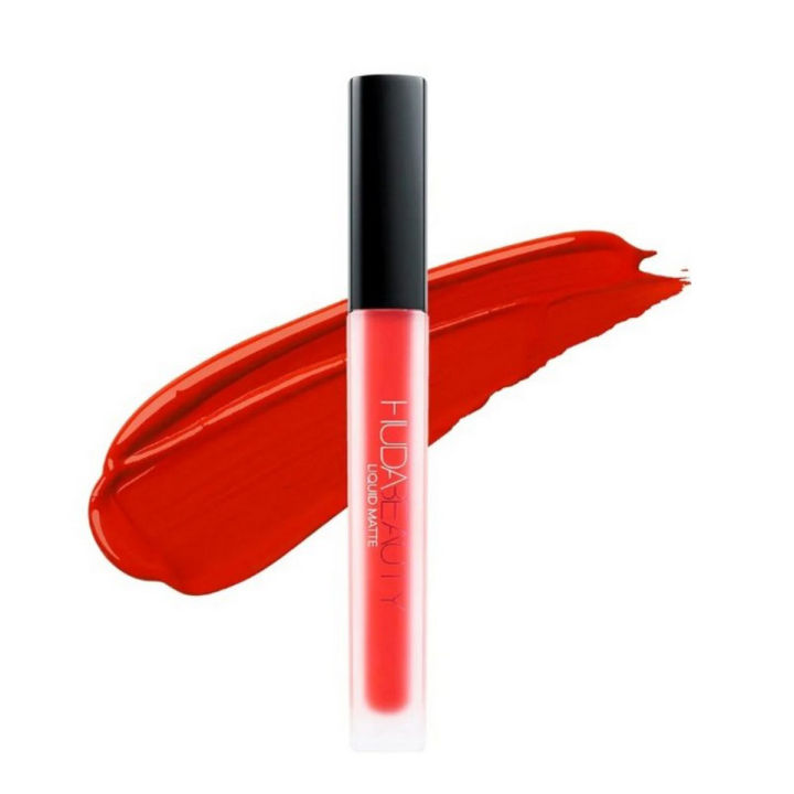 Huda Beauty Liquid Matte Cheerleader- Allure Matte Liquid Lipstick - Beauty by Daraz