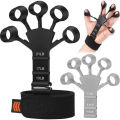 Finger Gripper - Guitar Finger Exerciser Hand Strengthener Hand Trainer - Hand Gripper - Exercise Tool - Silicone Made Strong Body Building - Grip training equipment. 