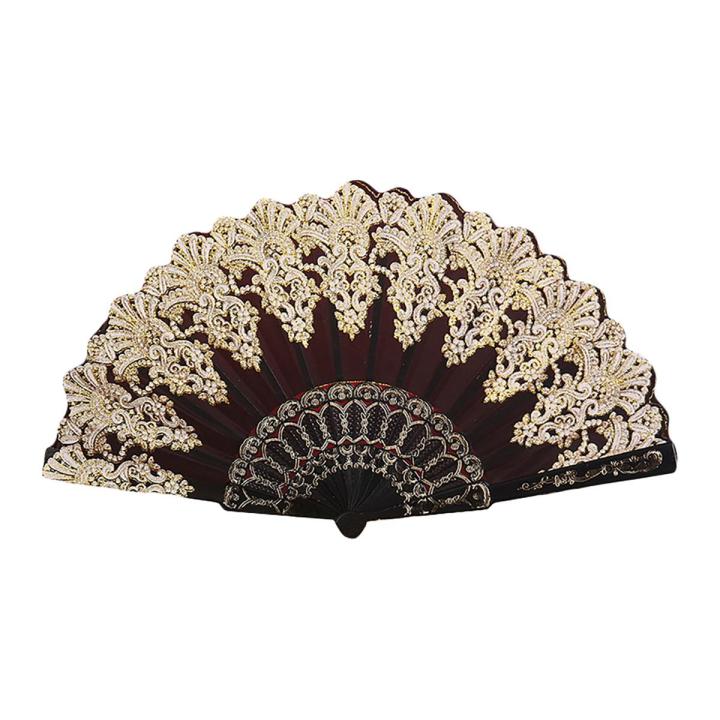 Hand Held Fan Fashion Chinese Retro Folding Fan