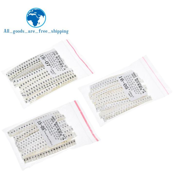 TZT 0603 0805 1206 SMD Resistor Kit Assorted Kit 1ohm-1M ohm 1% 33valuesX 20pcs=660pcs Sample Kit