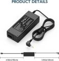 19V AC DC Adapter LCD Monitor Charger for laptop 22'' 23'' 24'' 27'' VX238H VX238H-W VX228 VX228H VX248 VX248H ROG Swift PG278Q PG279Q 27" WQHD 2560x1440 Backlight LED G-SYNC Gaming Monitor. 